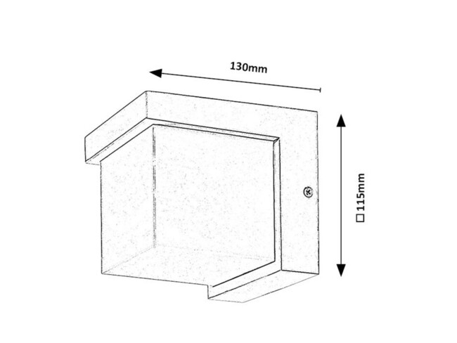 Svietidlo ANDELLE - 10W, 570lm, IP54 - 77096