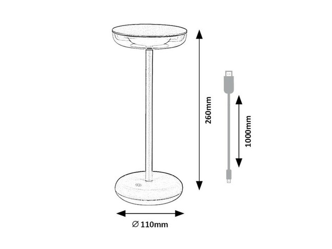Svietidlo KONIN - 6W, 60lm, IP44 - 77089