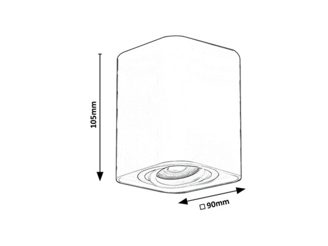 Svietidlo KOBALD - GU10/42W, IP20 - 2049