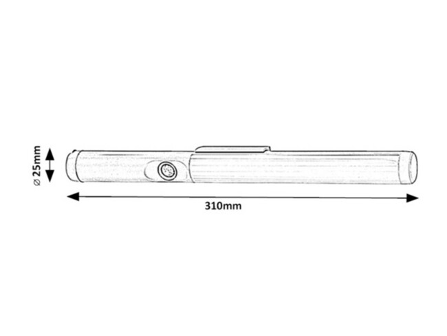 Nástenné svietidlo RAKAR - DC3,7V,LED,3W,4000K,IP20 - 78031