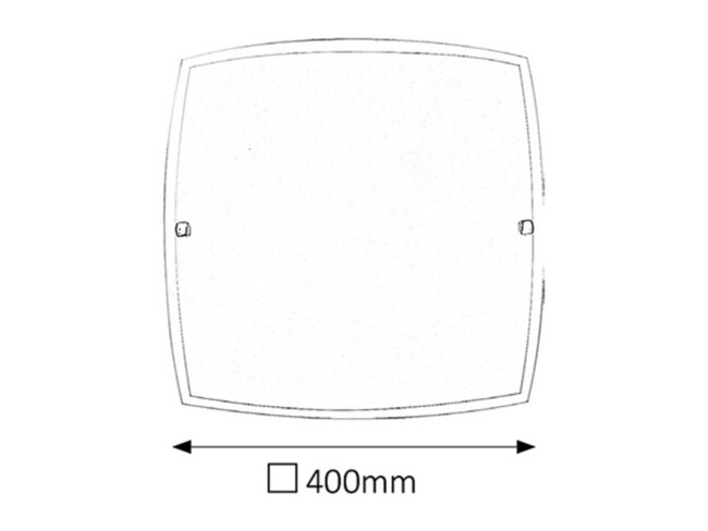 Svietidlo Inox NEDDA - E27/2x max. 60W, IP20 - 3689