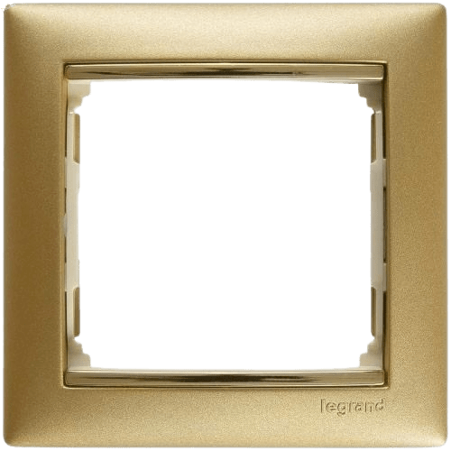 VALENA - 1p rámik, zlato matné/zlatý prúžok