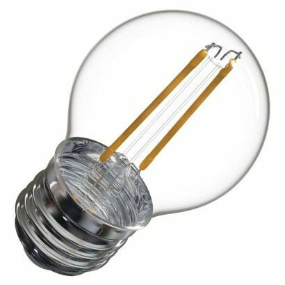 Žiarovka LED-filament, Mini Globe, E27, 1,8W, 2700K