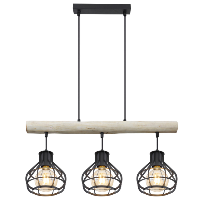 Závesné svietidlo CLASTRA - E27,IP20 - 15388-3H