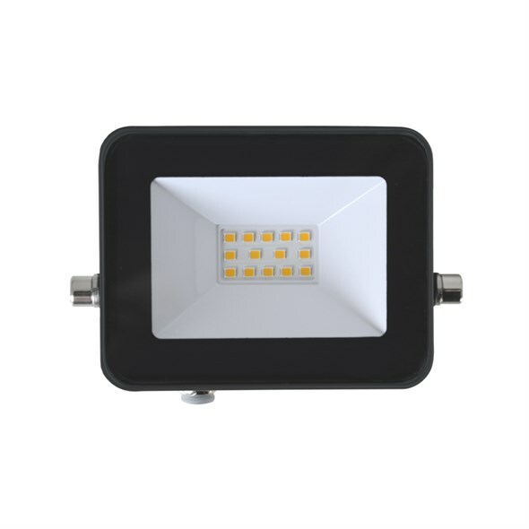LED reflektor GETI 4000K 10W/950lm IP65 čierny