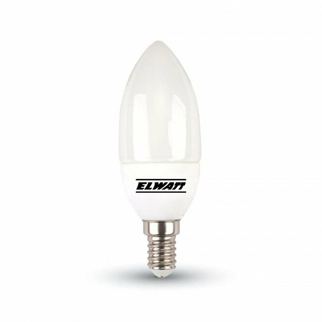 Žiarovka LED sviečka, B37, E14, 5W, 400lm, 6500K
