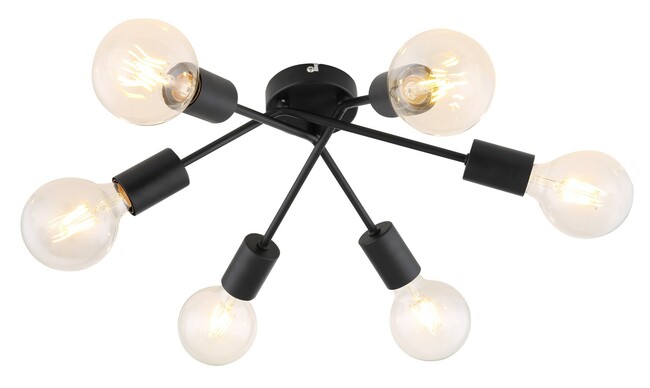 Svietidlo LAMAR - E27/6x max. 40W, IP20 - 3990