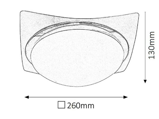 Svietidlo PRINCESSA - E27/ 60W, IP20 - 3665