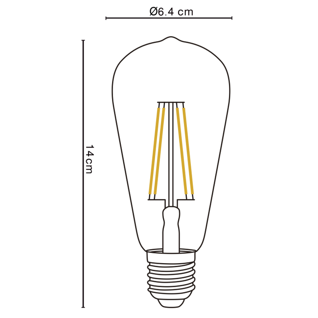 Žiarovka LED BULB - 7W,720lm,E27 - 11399A
