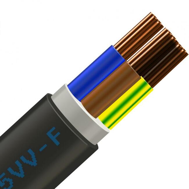 Vodič CYSY 3x1,0 / H05VV-F čierny
