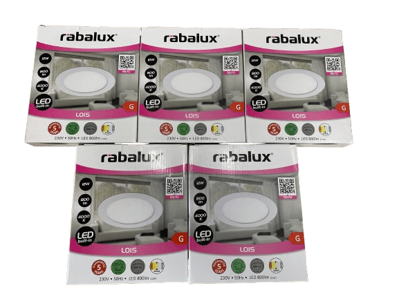 DOWNLIGHT SVIETIDLO SET - LED/12W, IP20 (kruh, zapustené) (1set=5ks)