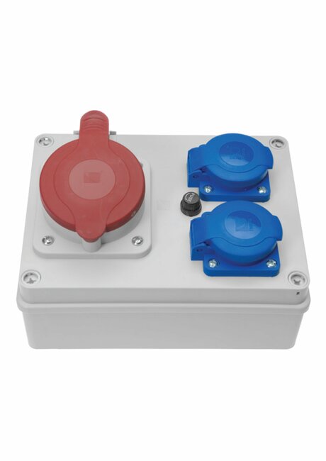 Rozvodnica zásuvková R-BOX,32/5+2x250V