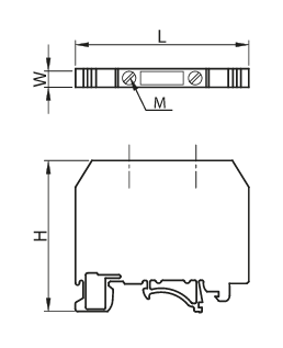 Svorka radová 0,2 - 6mm2,modrá