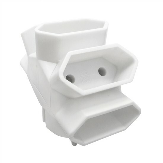 Rozdvojka s uzemnením 5x2,5A