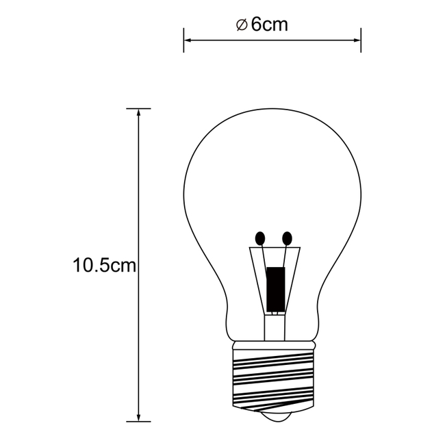 Žiarovka BULB - G,E27 - 3400L3