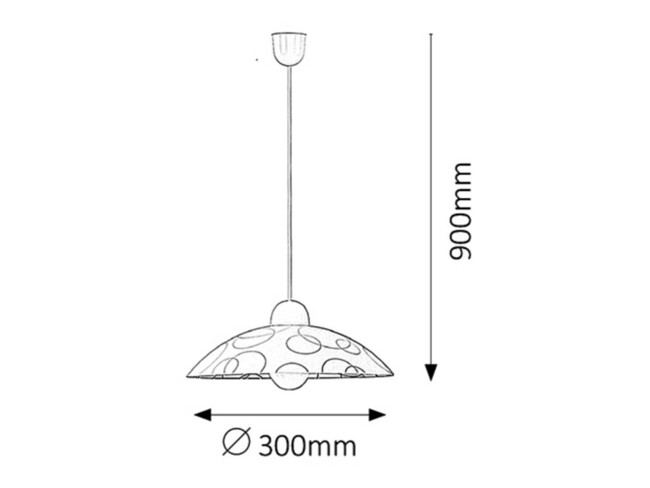 Svietidlo ADA - E27/60W, IP20 - 1844