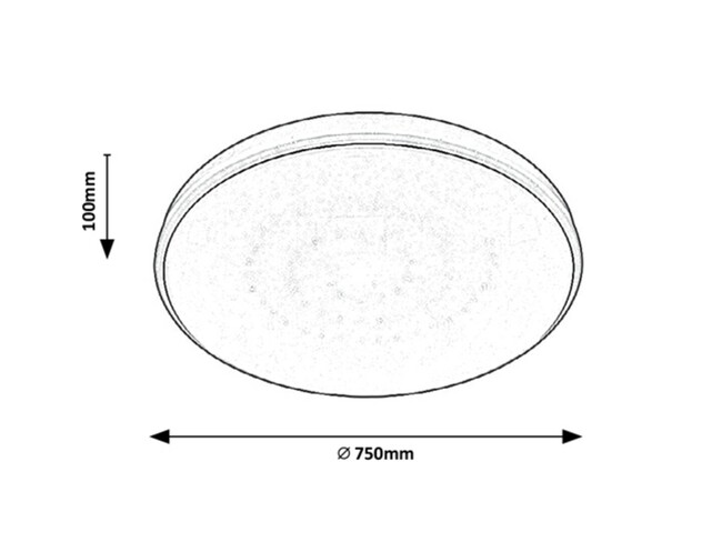 Svietidlo BRUCE - LED/60W, IP20 - 2118