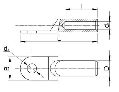 Káblové oko bez izol. 95-12