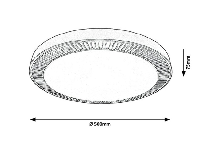 Svietidlo MATEA - LED/40W, IP20 - 3000