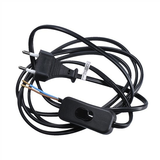 Predlž. prívod 2x0,75 s vyp. 2m čierny