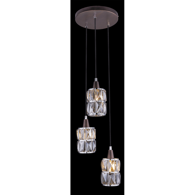 Závesné svietidlo WOLLI - kov, E14, IP20 - 15761-3