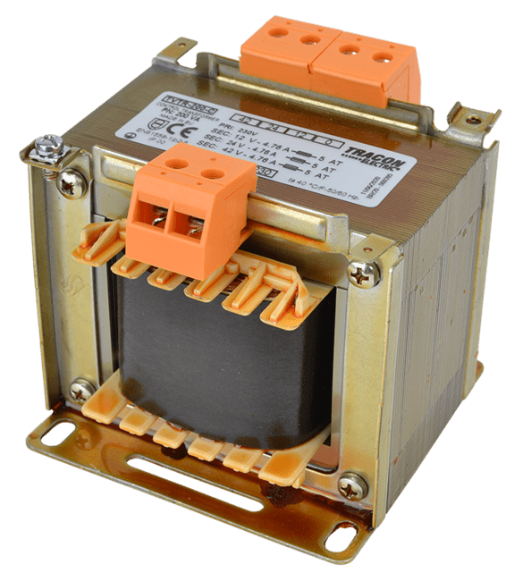 Transformátor jednof. oddeľovací  200VA - 230V / 12-24-42 V