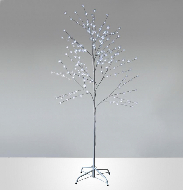 Strom MagicHome Cherry Tree, 180 cm, biely, LED st