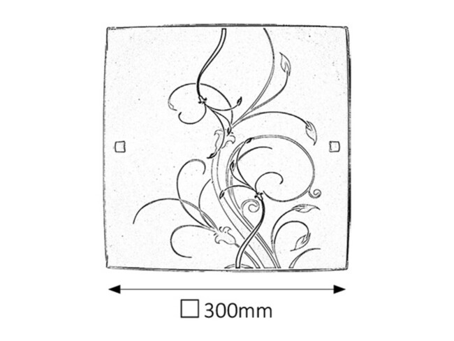 Svietidlo ELINA - E27/60W, IP20 - 3692