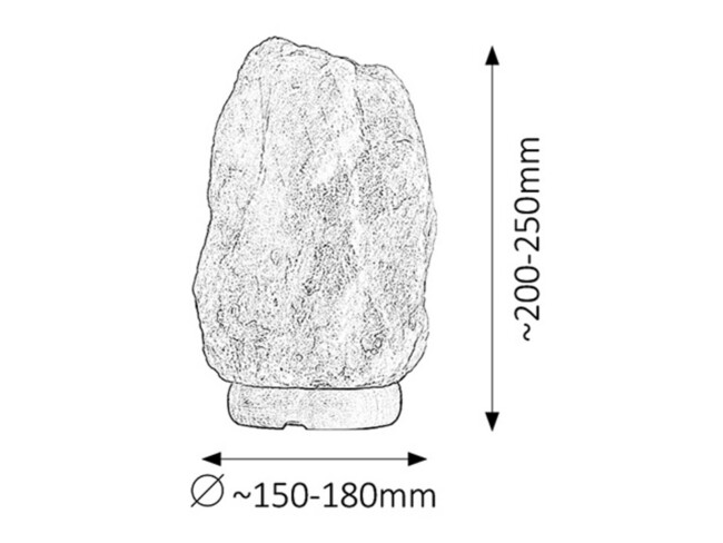 Svietidlo ROCK - E14, 15W, IP20 - 4130
