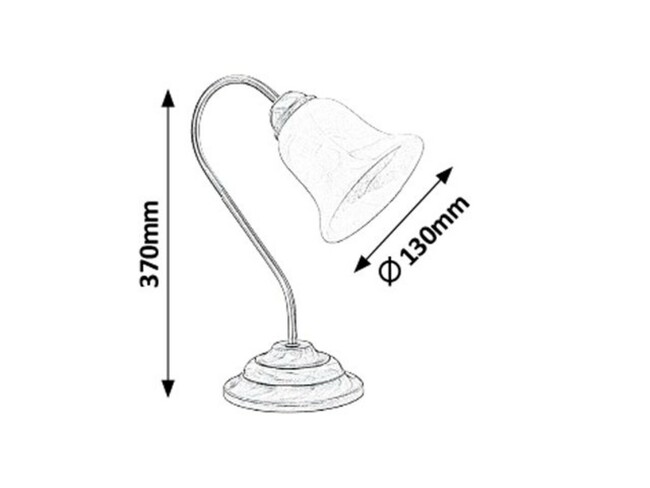 Svietidlo FRANCESCA - E14/40W, IP20 - 7372