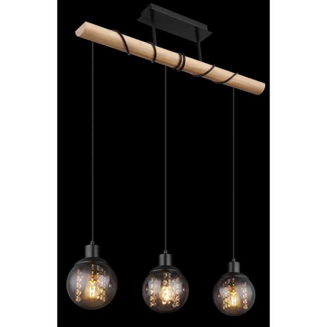 Závesné svietidlo RICHARD - 25W, E27 ILLU, IP20 - 15657-3H