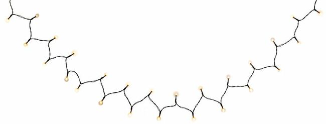 Reťaz MagicHome Vianoce Ceibo, 96 LED teplá biela,