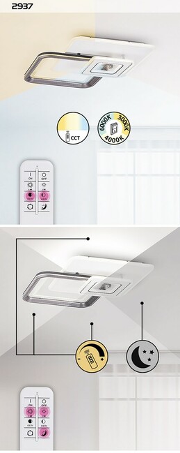 Stropné svietidlo STREGOBOR - LED/48W, IP20 - 2937