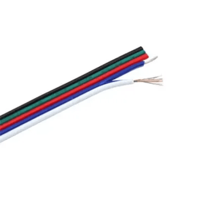 Kábel plochý pre RGBW pásy, 5x0,45mm2