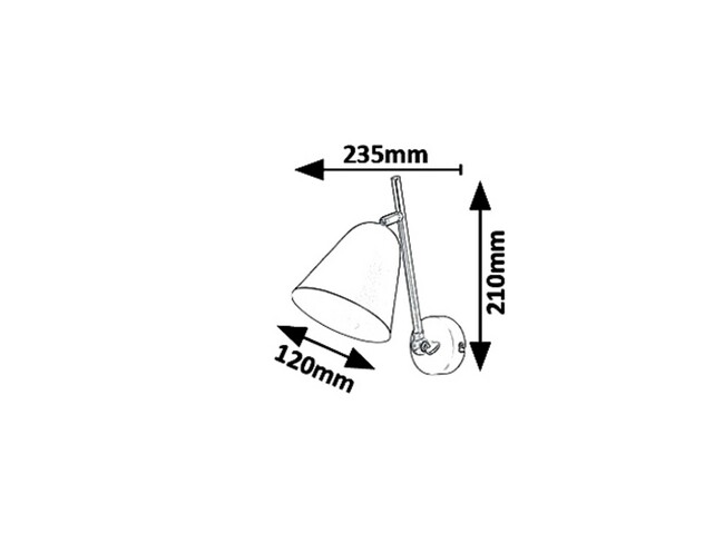 Svietidlo ALDER - E14/ max 40W, IP20 - 5375