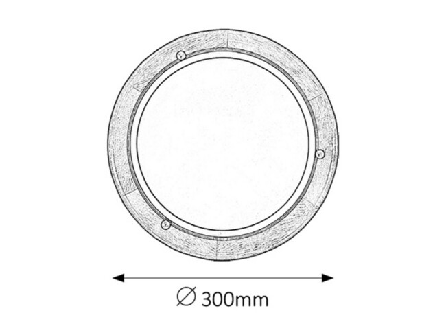 Svietidlo UFO - E27/60W, IP20 - 5417