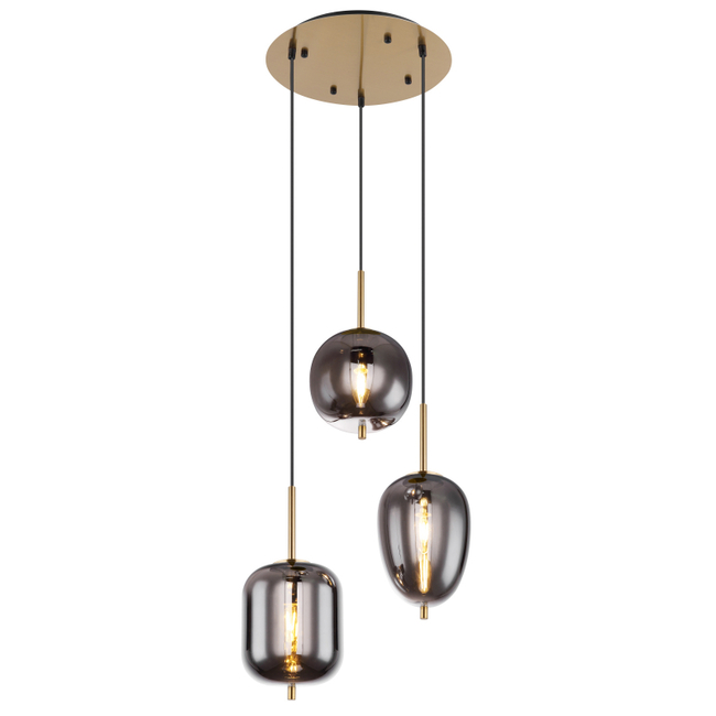 Závesné svietidlo BLACKY I - 40W,E14,IP20 - 15345-3MM