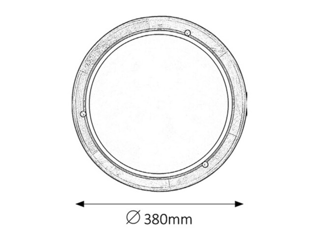 Svietidlo UFO - E27/2x max. 60W, IP20 - 5427