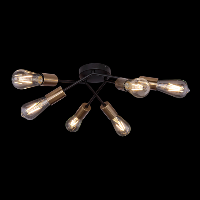 Stropné svietidlo SARINI - E27,IP20 - 54003-6D