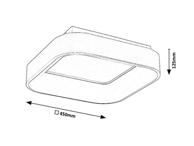 Svietidlo ADELINE-LED/28W(1800lm, 3000-6000K),IP20 - 3926