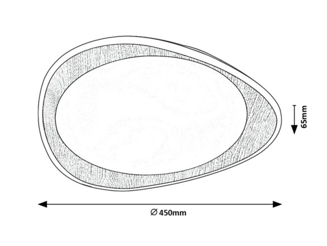 Svietidlo TAMINO - LED/24W, IP20 - 2427