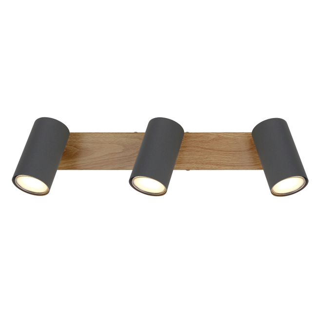 Bodové svietidlo ROBBY - GU10,IP20,grafitová tmavá - 57911-3G