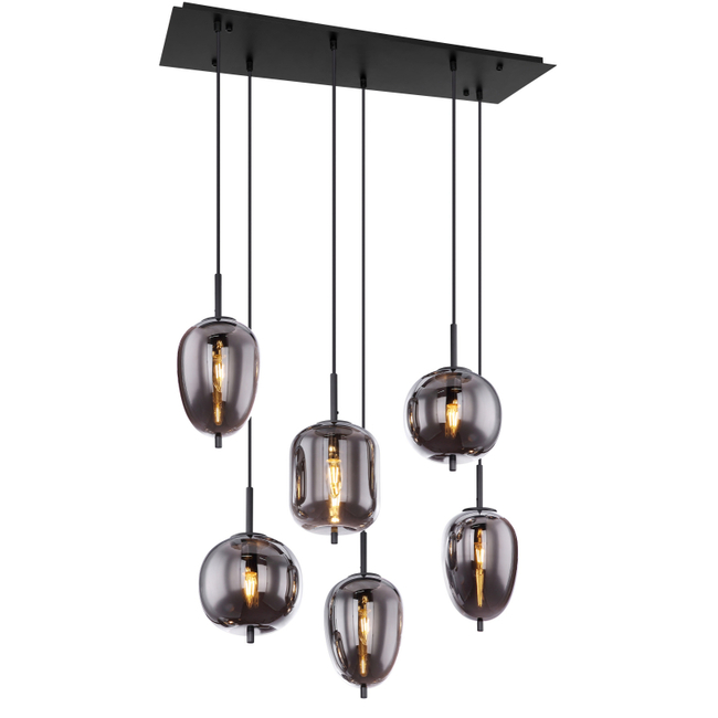 Závesné svietidlo BLACKY - 40W,E14,IP20 - 15345-6