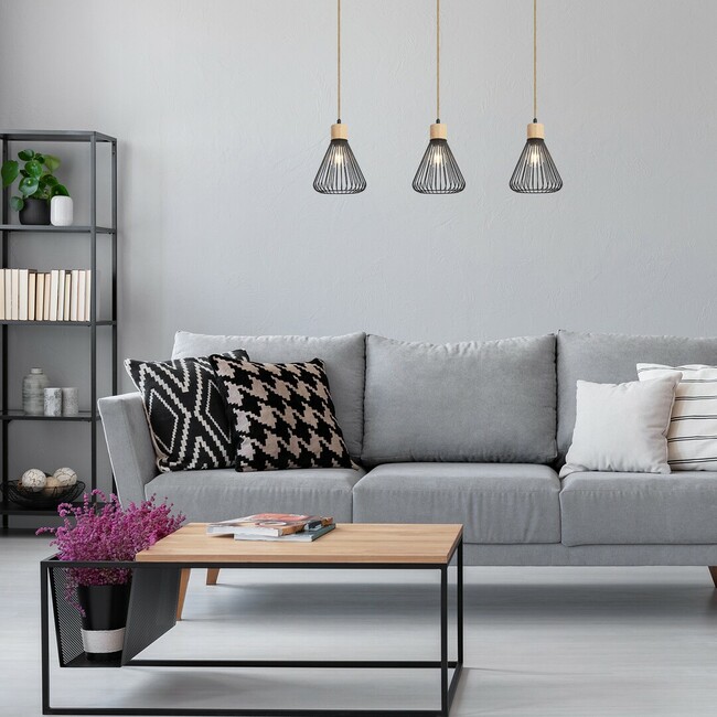 Závesné svietidlo FARFALLE - E27/3x max. 40W, IP20 - 3149