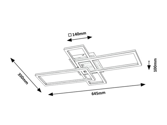 Svietidlo ASHTON - LED/24W, IP20 - 6590