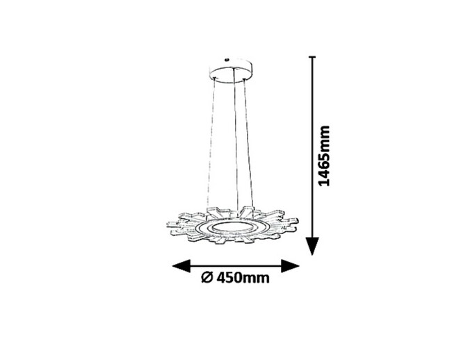 Svietidlo FELICITY - LED 30W, 230V, 50Hz, IP20 - 6210