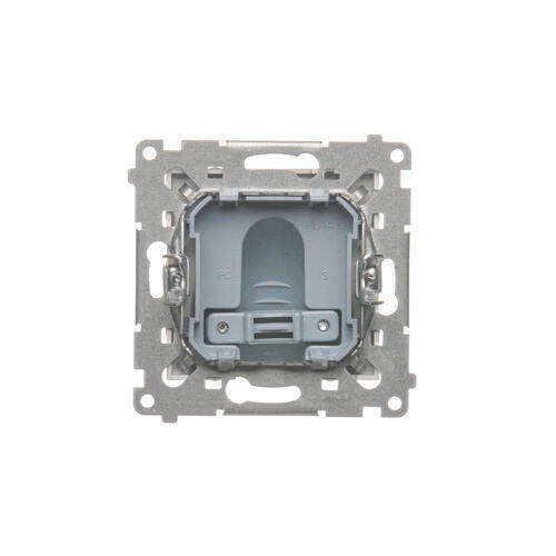 SIMON54 - káblový vývod, stieborný matný