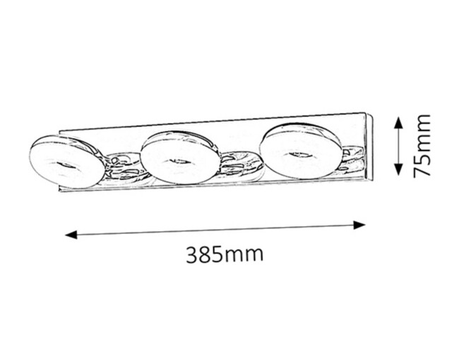 Svietidlo BEATA - LED/15W, IP44 - 5718