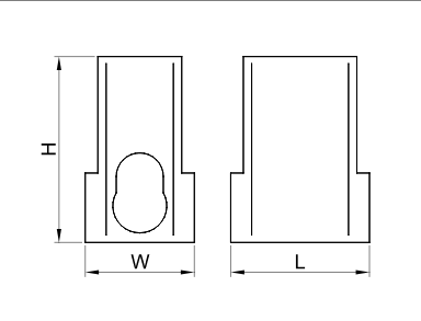 Svorka rozvodná 95mm / 70mm