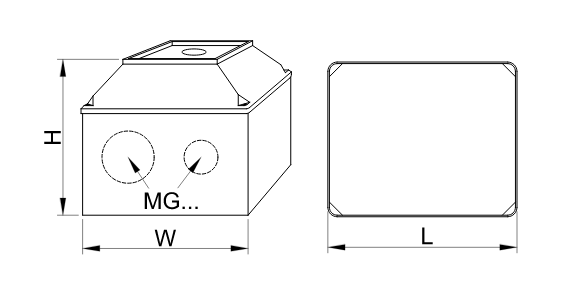 Vypínač vačkový (H*T), 25A